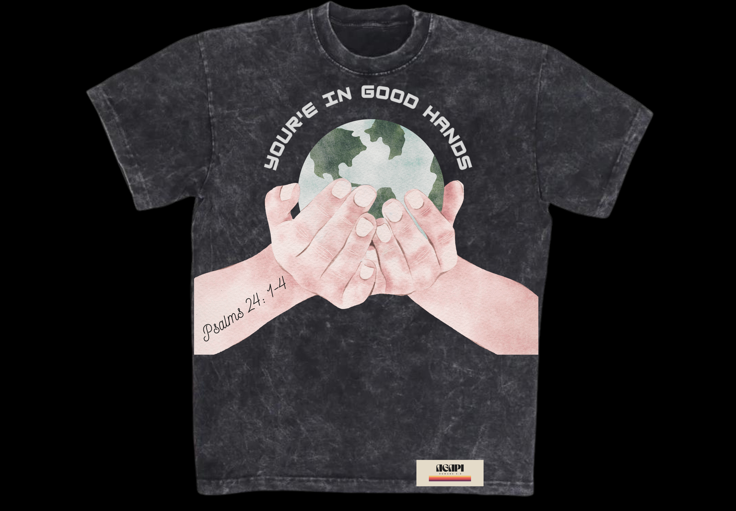 AGAPI - “GOOD HANDS” Oversized Vintage Tee (First Edition)