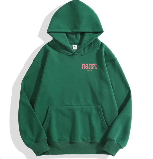 Green AGAPI "What Is Love" Hoodie