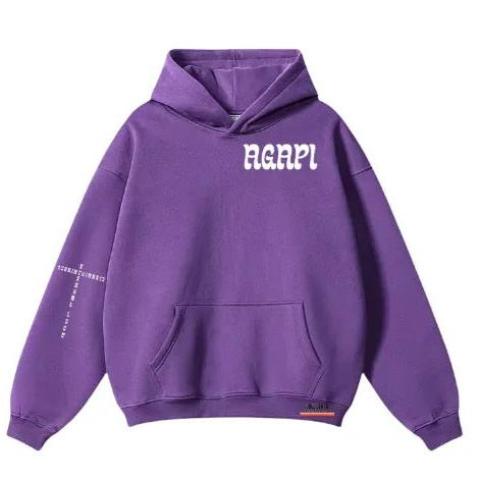 Purple AGAPI "What is Love" hoodie