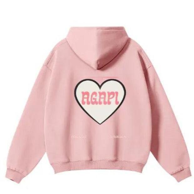 Pink AGAPI "What IS LOVE?" Hoodie